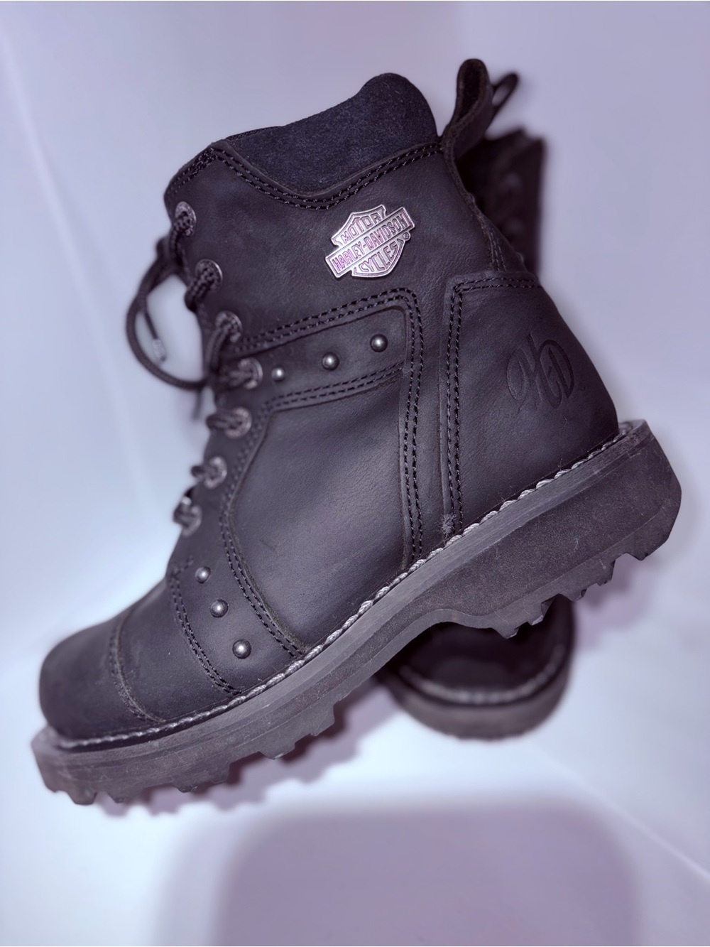 Woman’s Oakleigh Harley-Davidson motorcycle boot size 7
